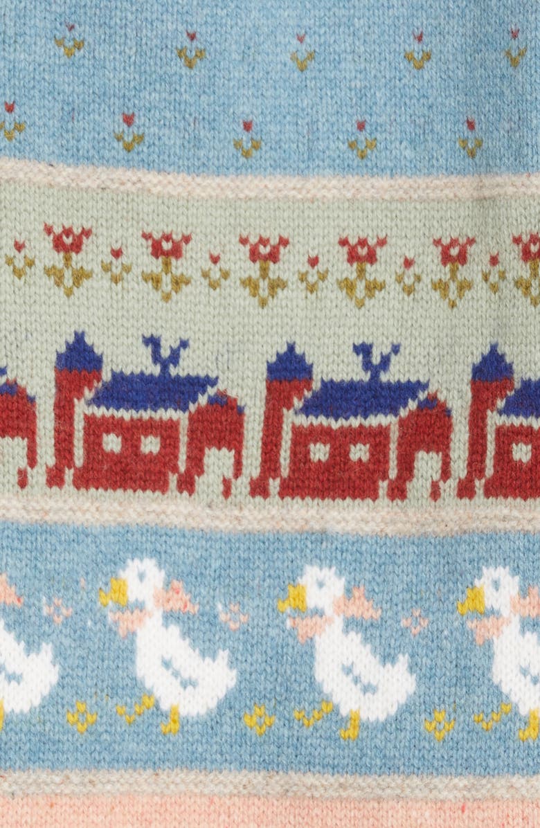 Sea Samira Sheep Pattern Merino Wool Sweater, Alternate, color,