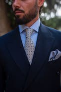 Elizabetta Tiburtina - Extra Long Silk Jacquard Tie for Men