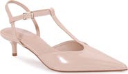 BERNESS T-Strap Kitten Heel Pump