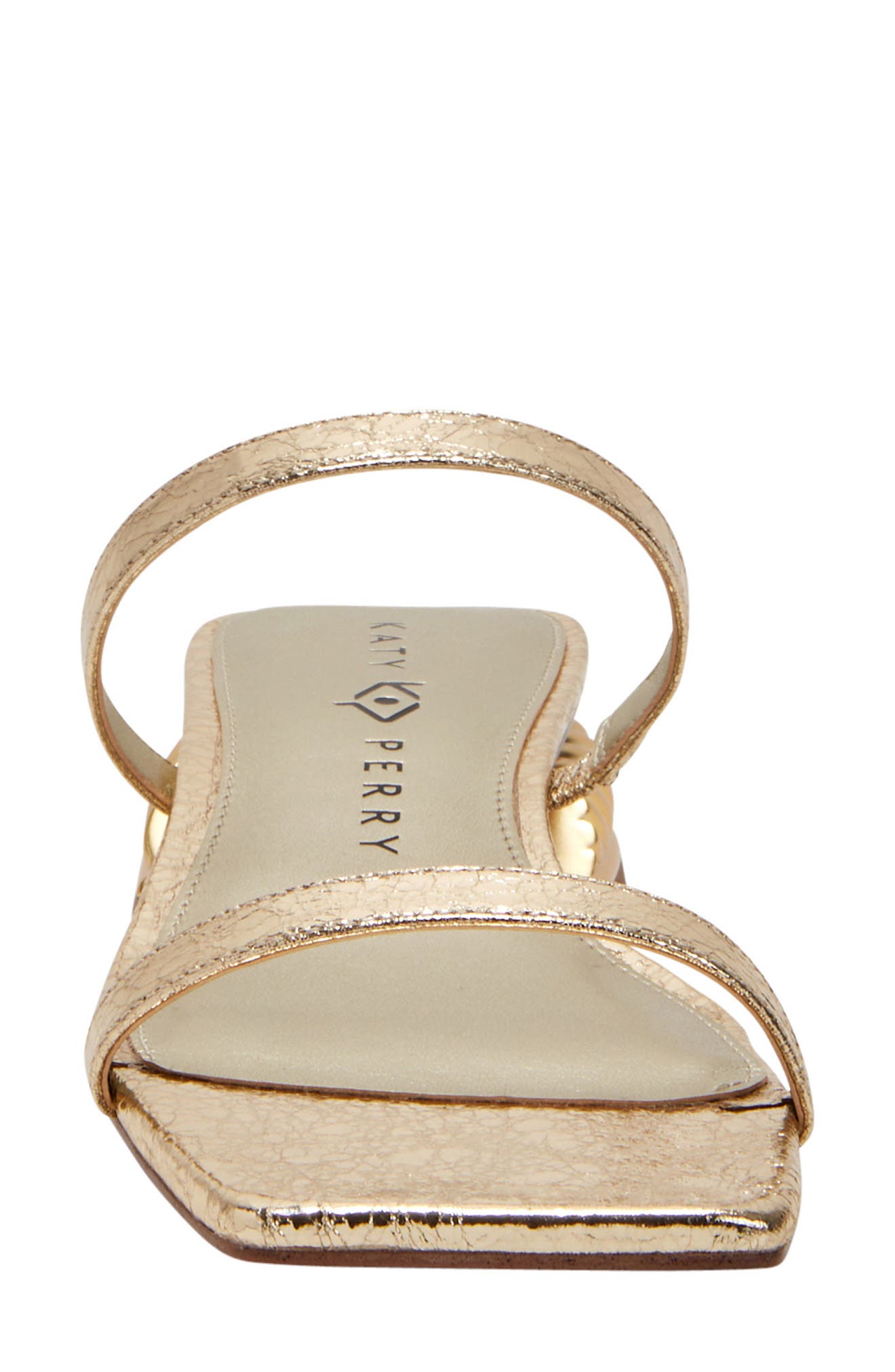 The Framing Slide Sandal, Alternate, color, GOLD
