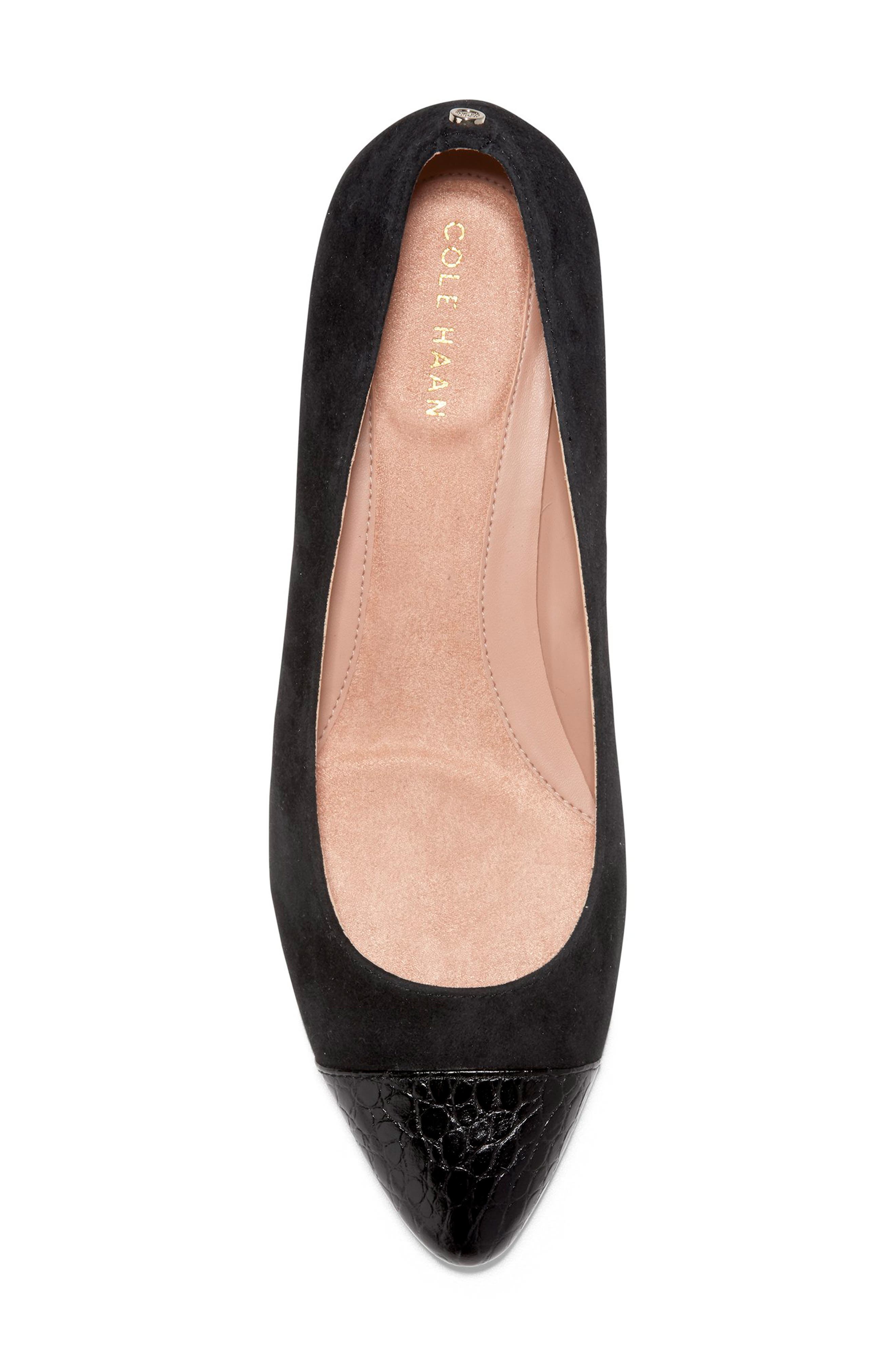 Cole Haan The Go-To Waterproof Block Heel Pump - Wide Width Available, Alternate, color, 