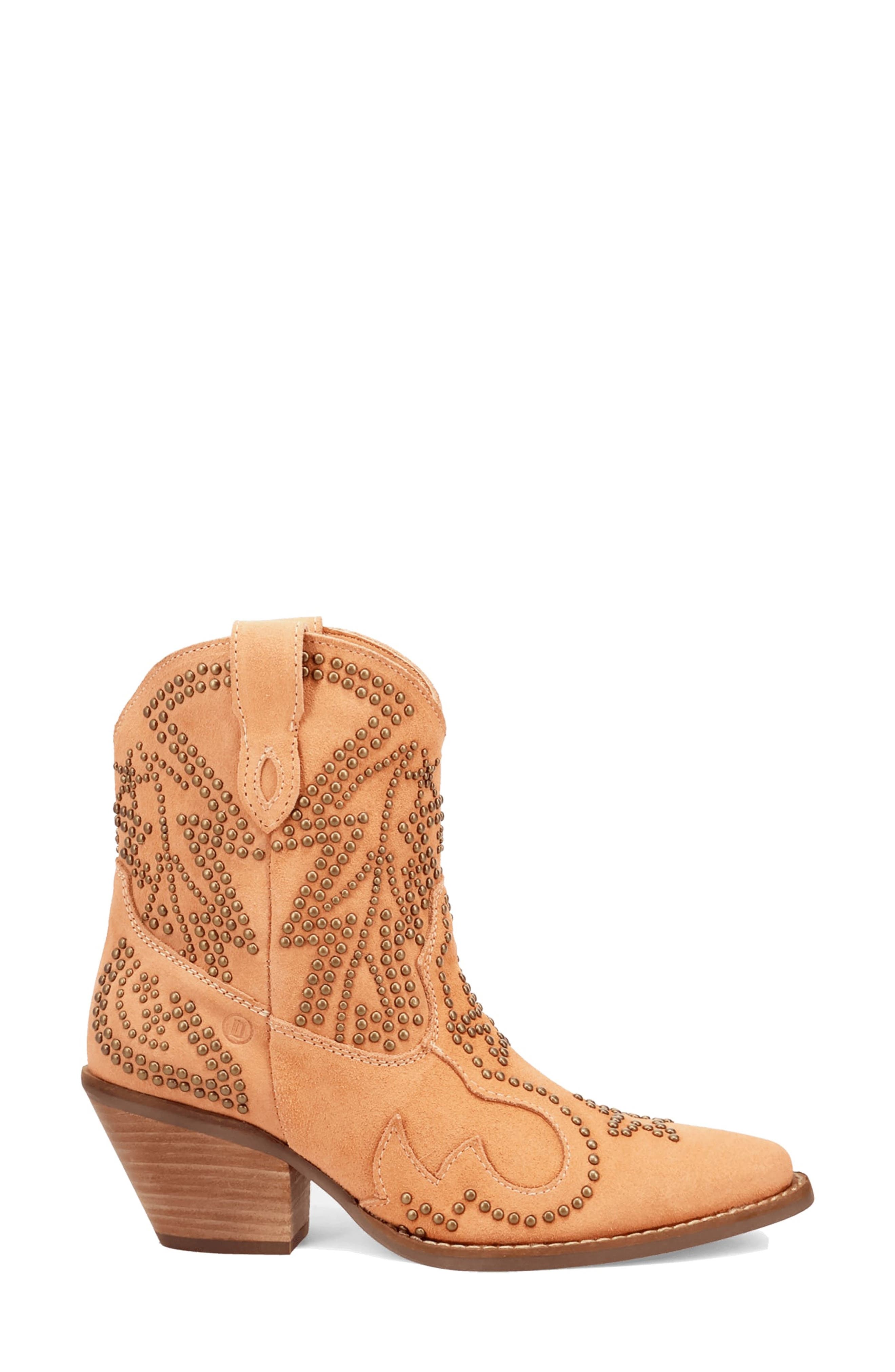 Seein' Stars Western Boot, Alternate, color, PEACH