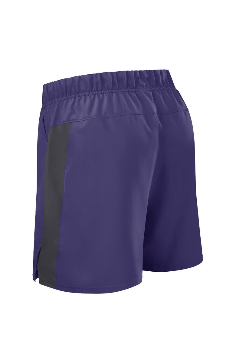 Nike Men's Nike Purple Baltimore Ravens Woven Victory Performance Shorts, Alternate, color, Purple