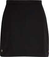 Versace Heavyweight Wool Grain de Poude Skirt