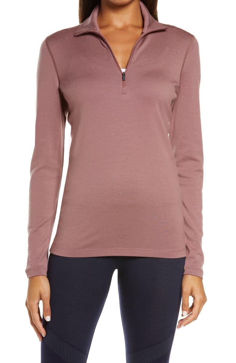 Icebreaker 260 Tech Merino Wool Half Zip Base Layer Top, Main, color, 