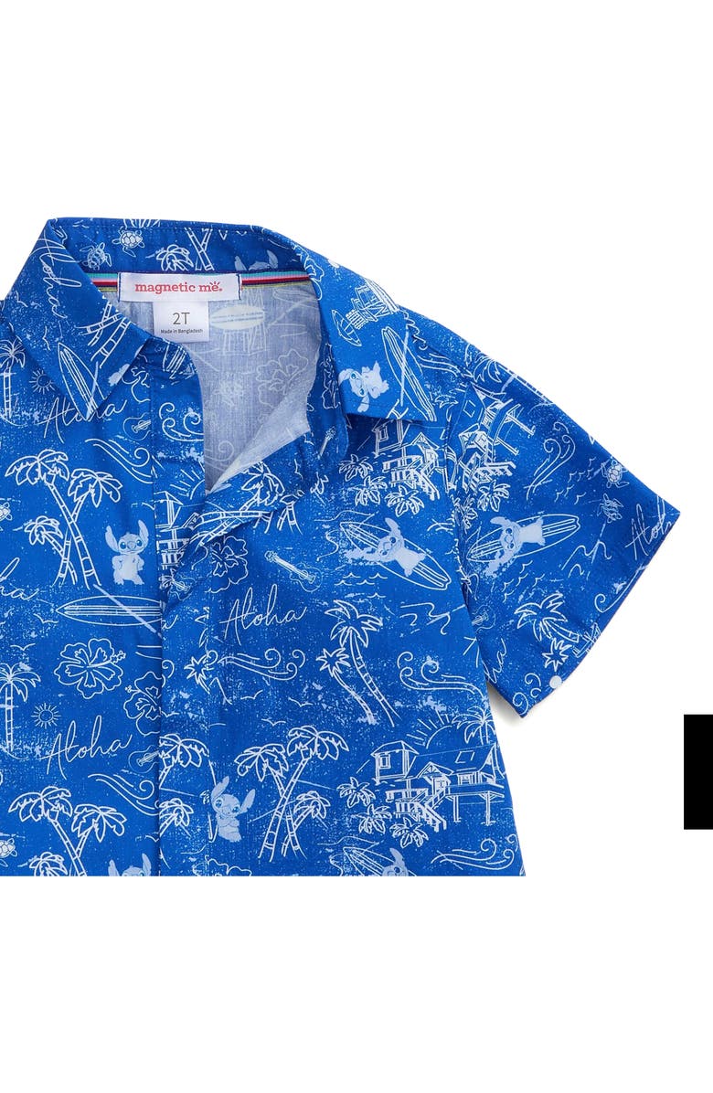 Magnetic Me x Disney<sup>®</sup> Kids' Lilo & Stitch Short Sleeve Magnetic Shirt, Alternate, color,