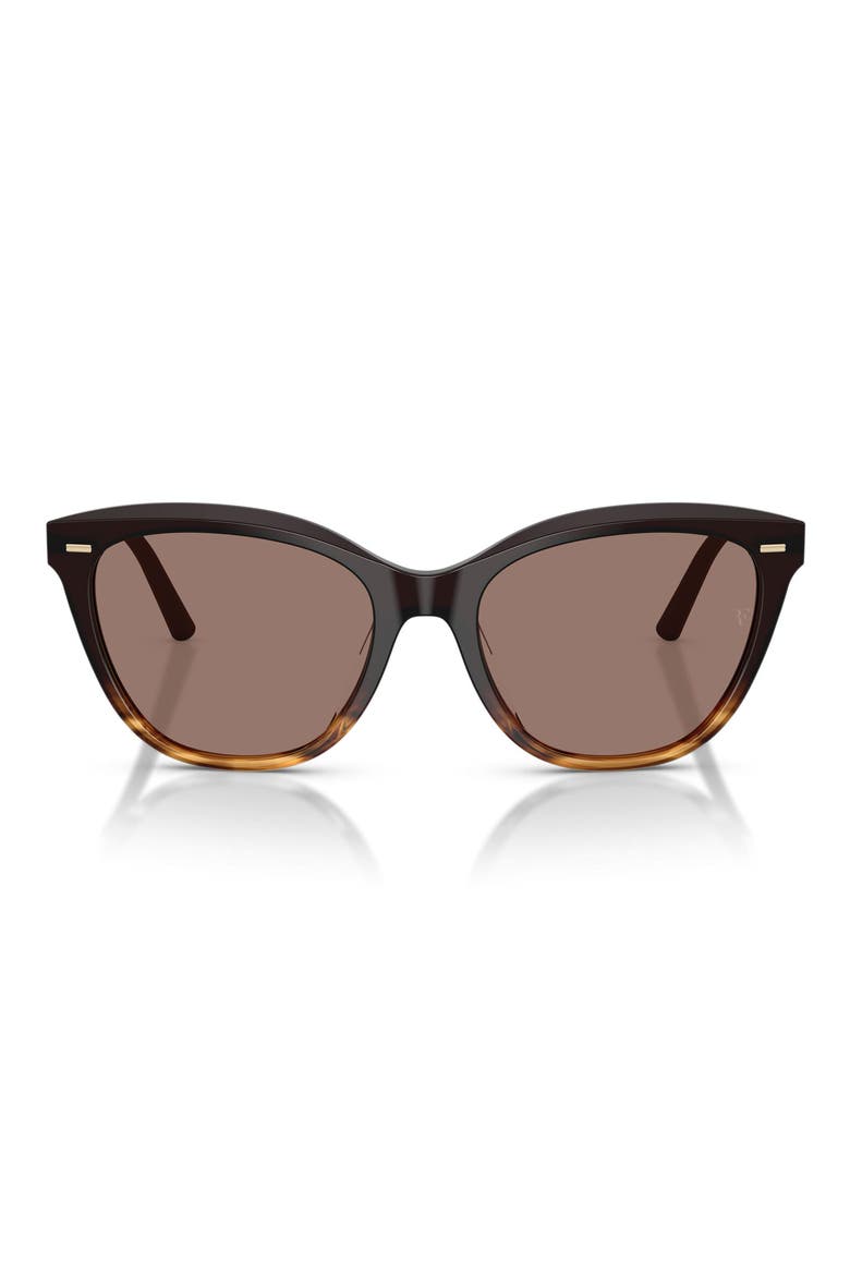 x Roger Federer Mr. Federer 55mm Cat Eye Sunglasses, Main, color, CORTADO / SIERRA