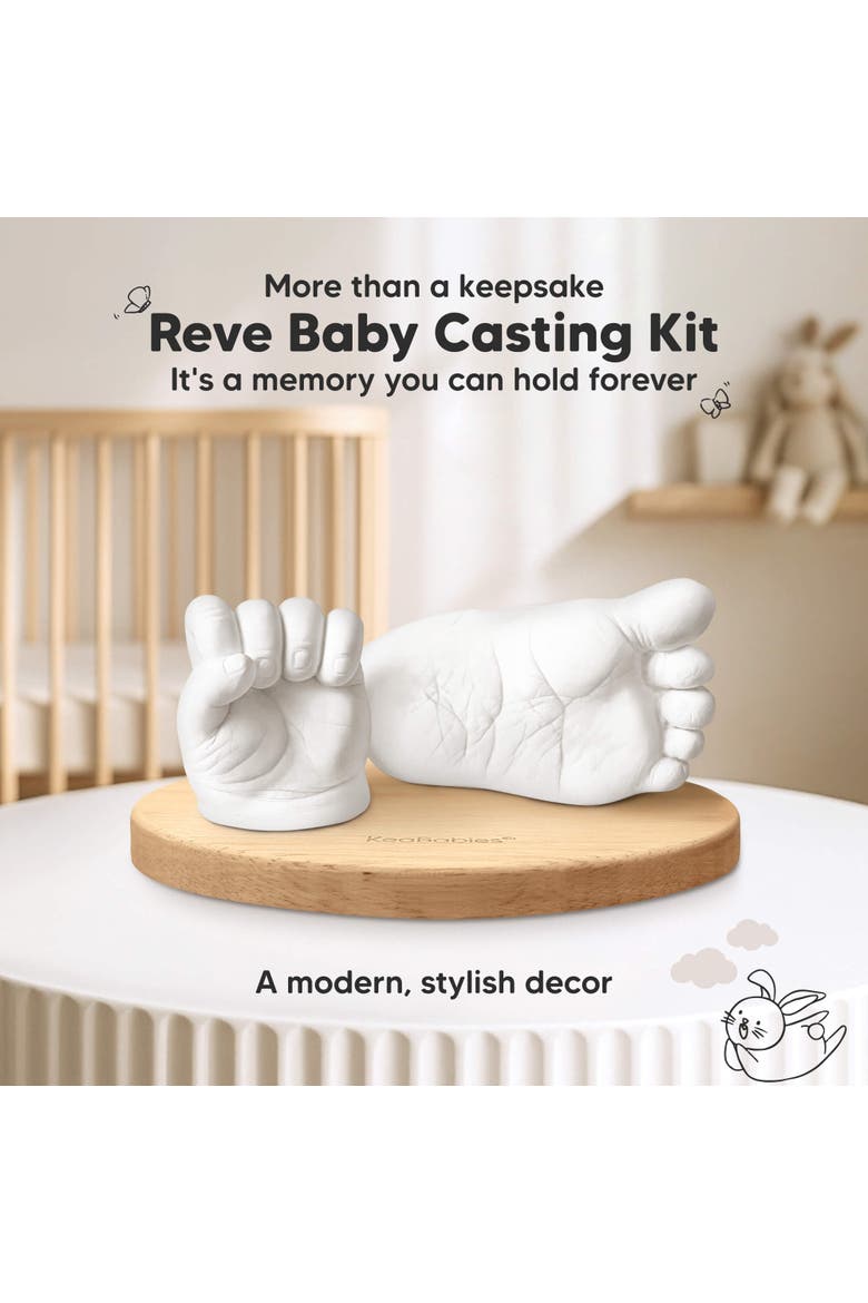 Reve Oval Baby Casting Kit for Hand and Foot, Alternate, color, Ash Wood, Oval