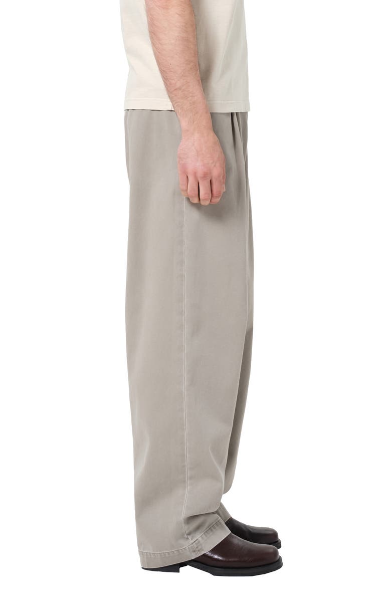 AGOLDE Slater Pleated Wide Leg Pants, Alternate, color, Wicker Medium Grey
