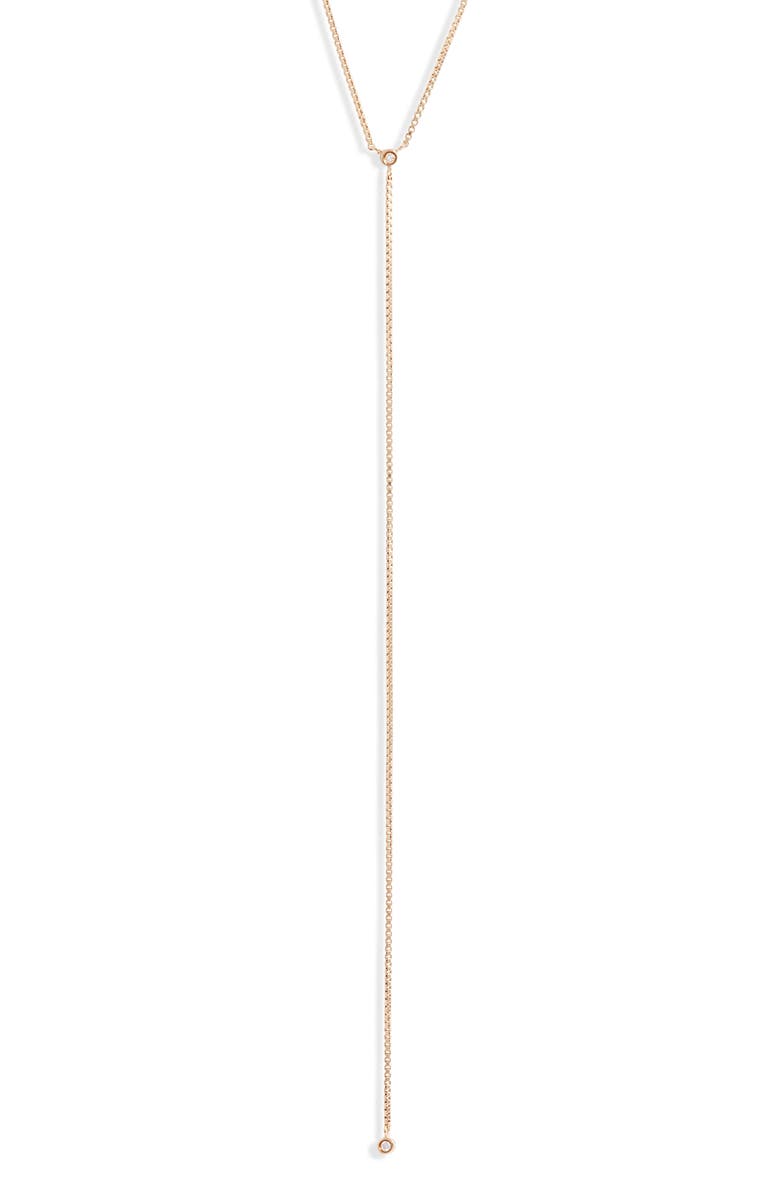 Jennifer Zeuner Mallory Diamond Y-Necklace, Alternate, color, 