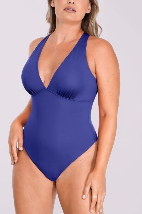 Shapellx Airslim Deep V-neck Cross Back Shaping Bodysuit