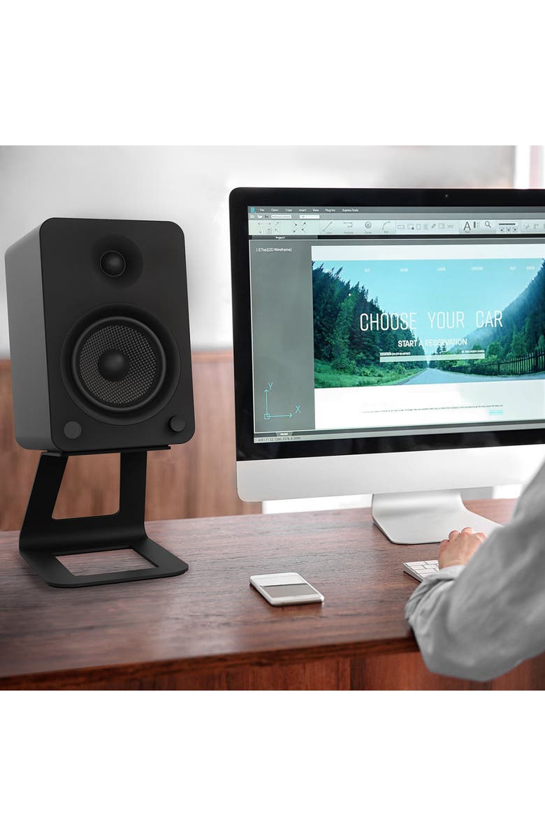 Kanto YU6 Powered Bookshelf Speakers with Built-In Bluetooth - Pair, Alternate, color,