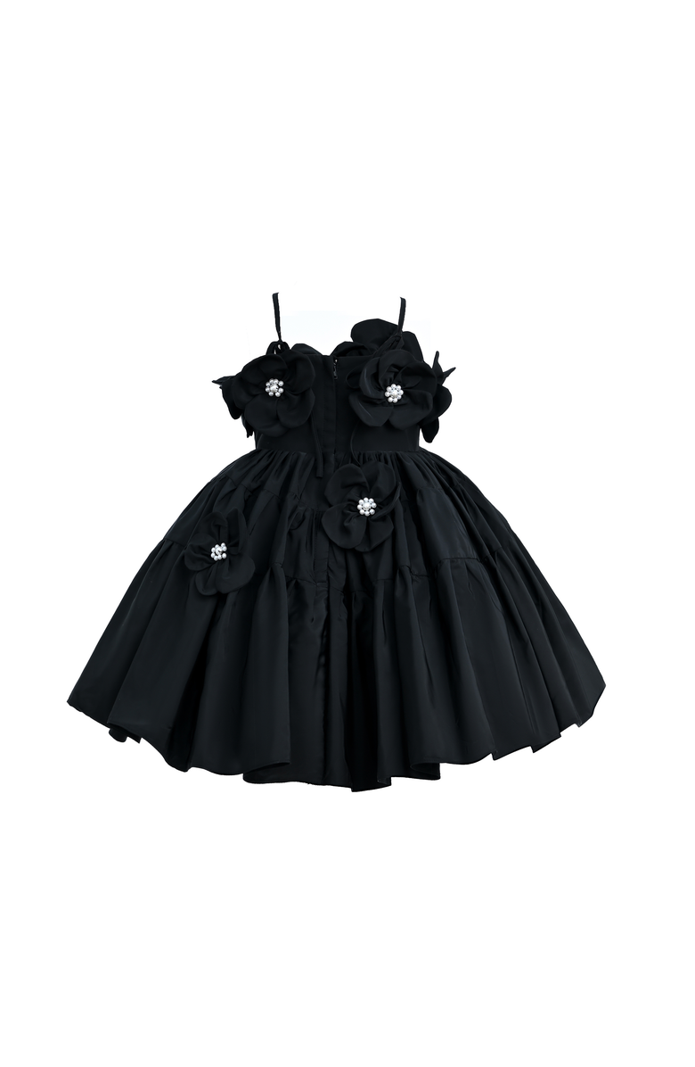 Mimi Tutu Buttercup Ravenna Dress, Alternate, color, Black