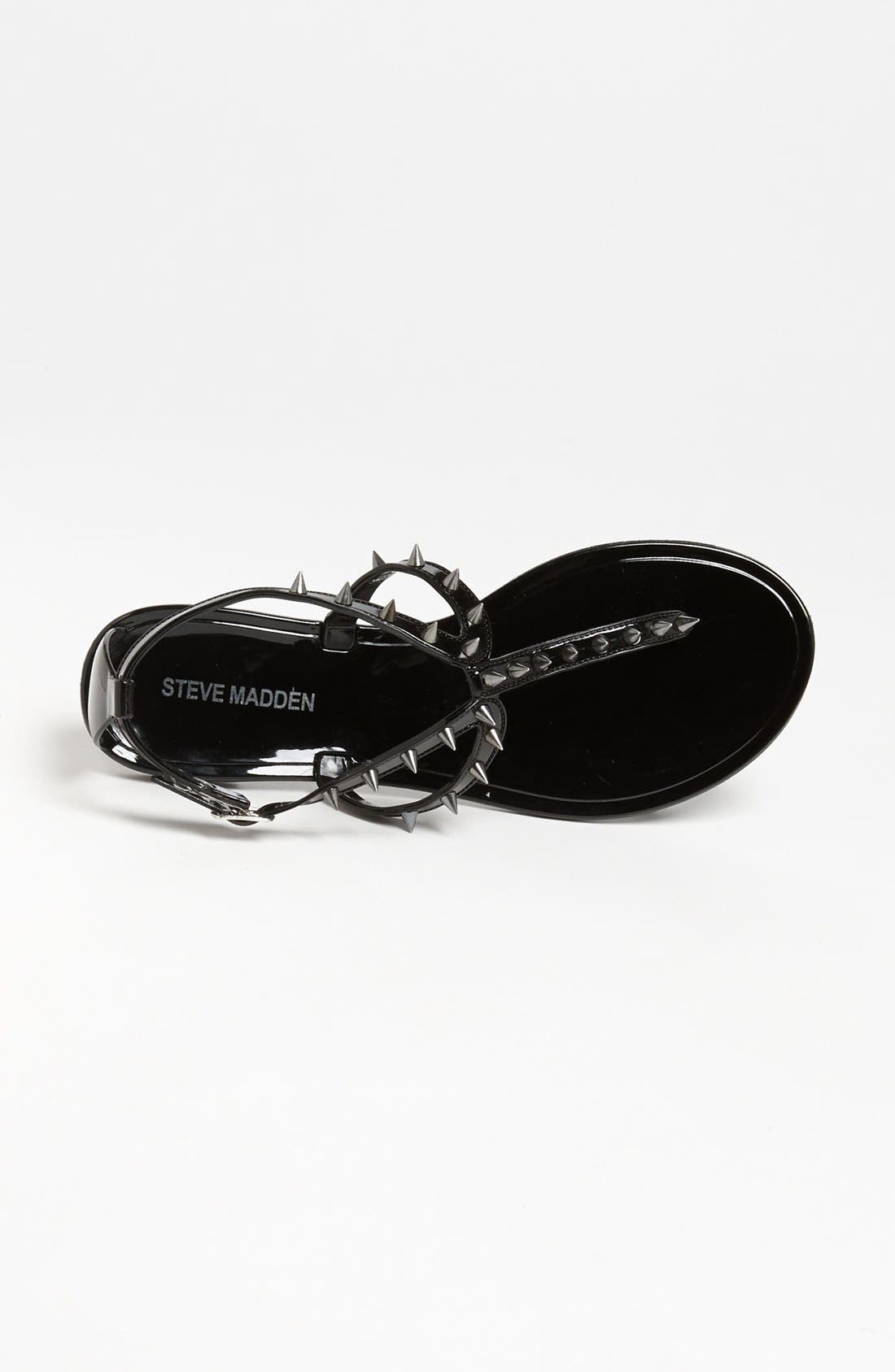 'Jelybely' Spike Sandal, Alternate, color, BLACK
