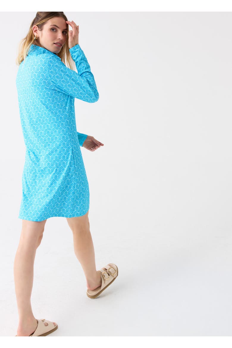 1/4 Zip Sport Dress, Alternate, color, Rosemary Beach