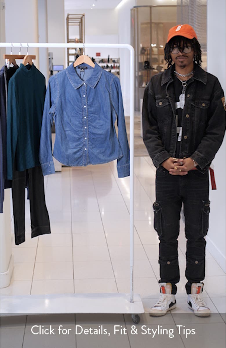 Dream Girl Denim Snap Shirt, sales video thumbnail