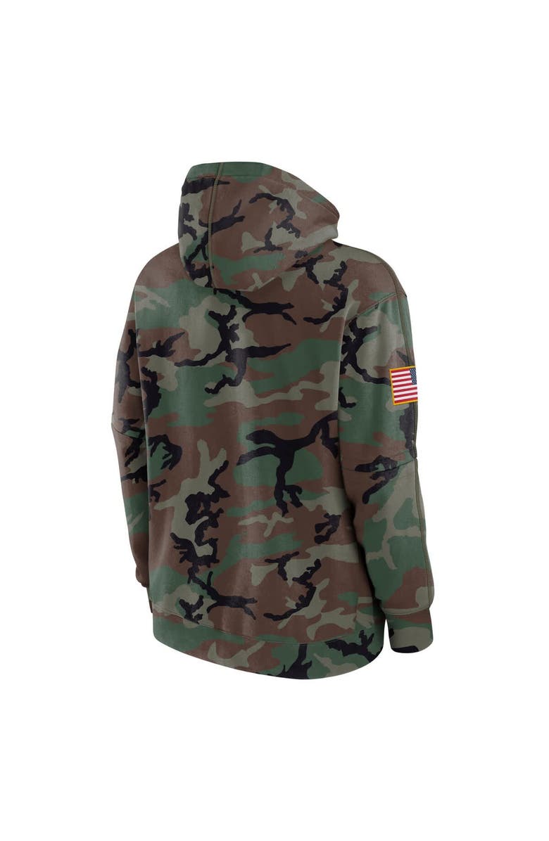 Nike Men's Nike  Camo Duke Blue Devils 2024 Military Appreciation Club Fleece Pullover Hoodie, Alternate, color, 