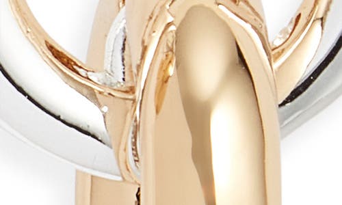 Open Edit Huggie Drop Earrings In Gold