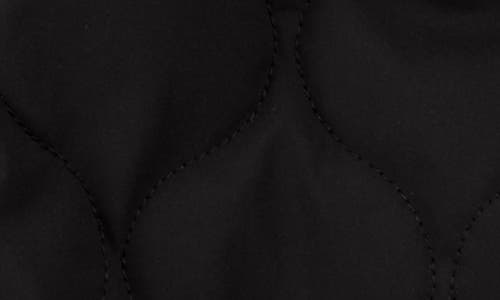 Miles The Label Kids' Reversible Quilted Hooded Jacket In Black