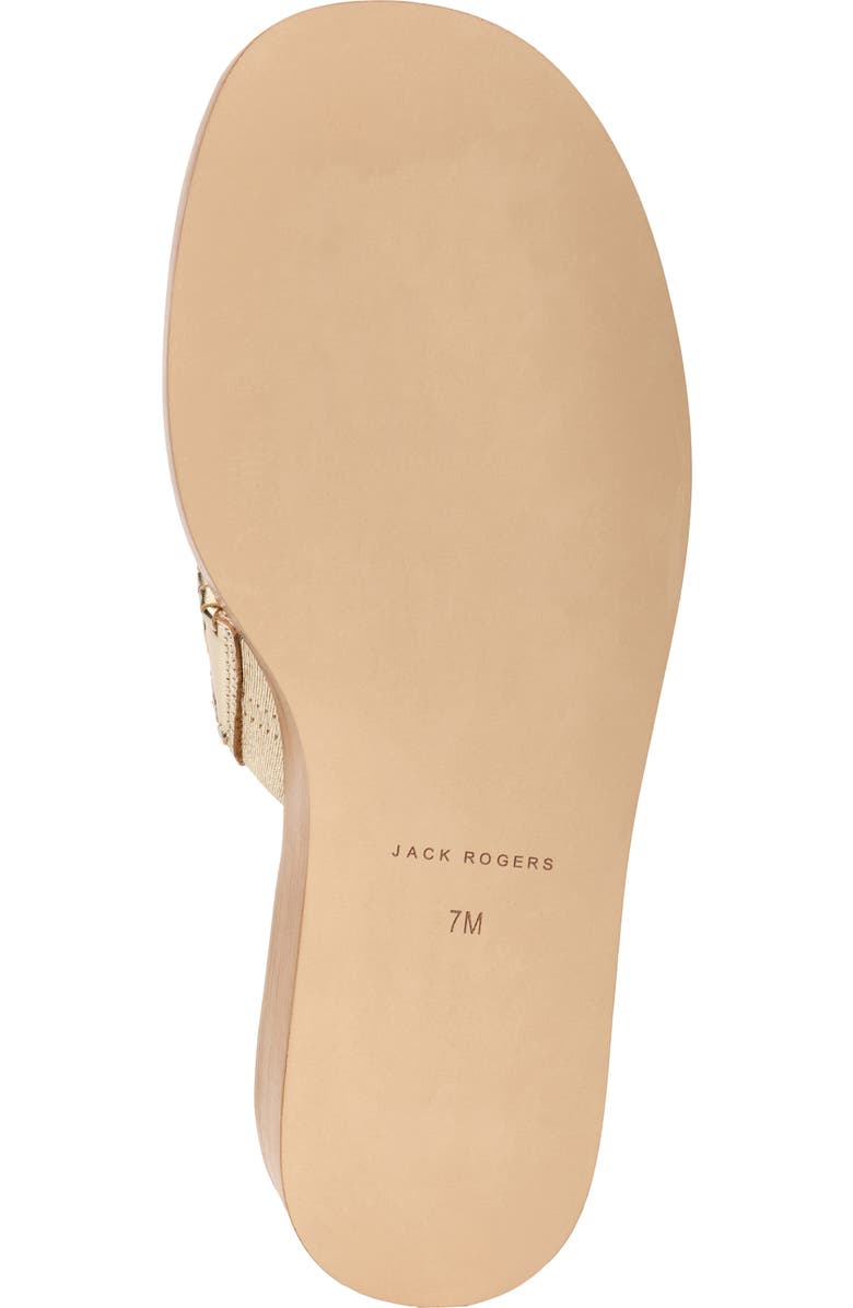 Jack Rogers Jacks High Wedge Sandal, Alternate, color, Platinum