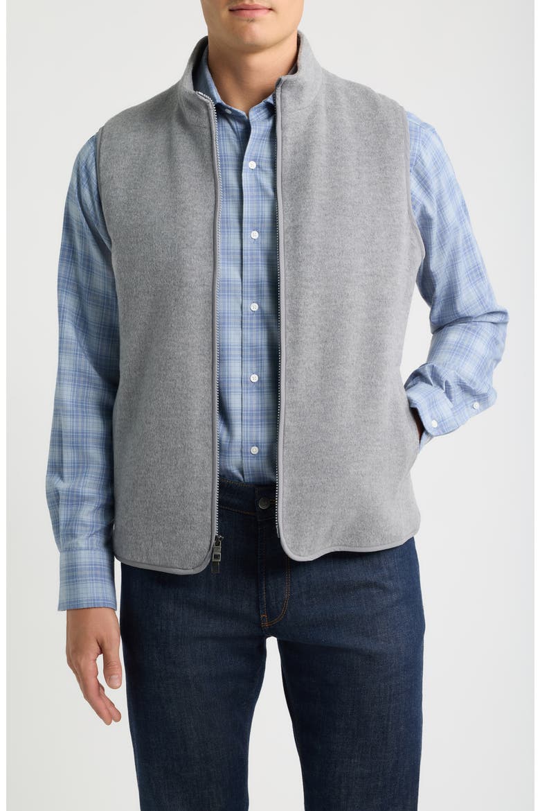 Crown Flex Merino Wool Vest, Main, color, BRITISH GREY
