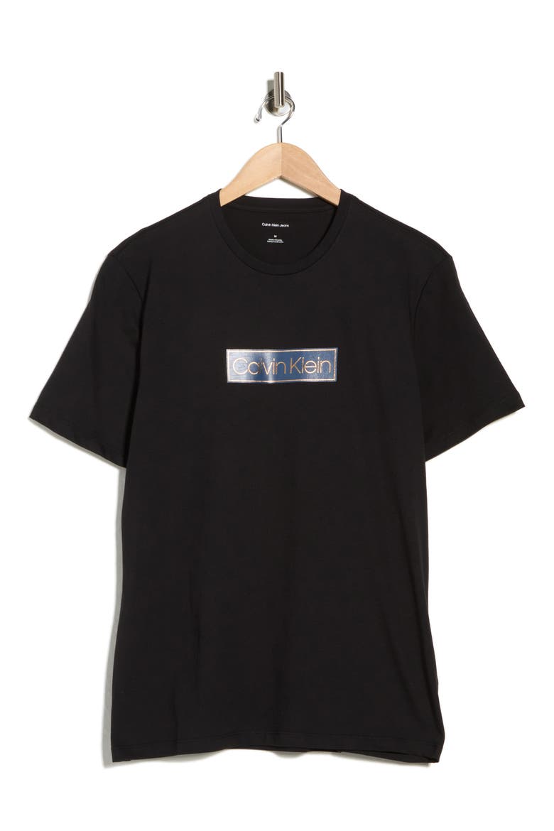 Logo Cotton T-Shirt, Alternate, color, BLACK