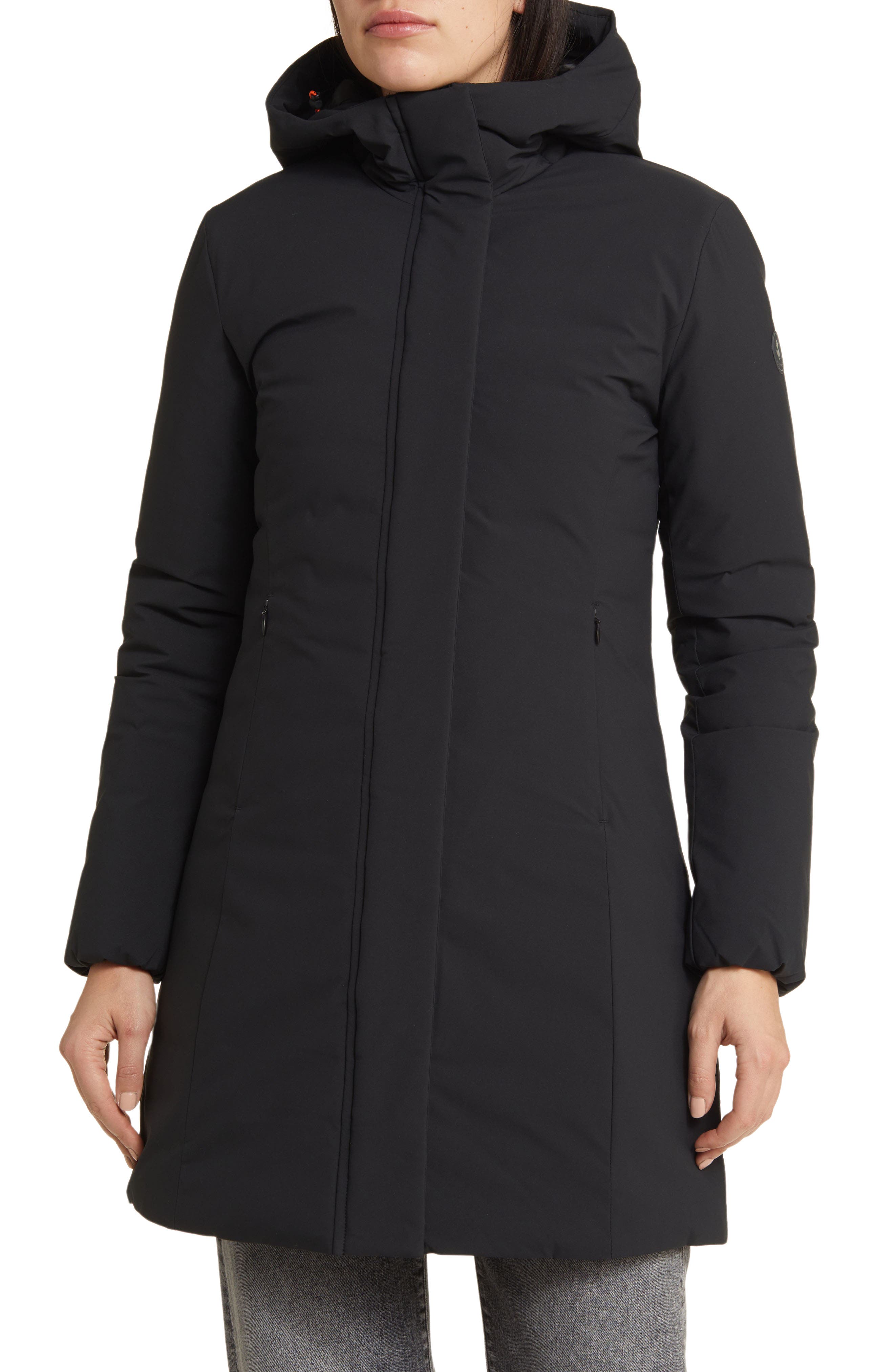 Save The Duck Leyla Hooded Water Repellent Insulated Recycled Polyester Coat