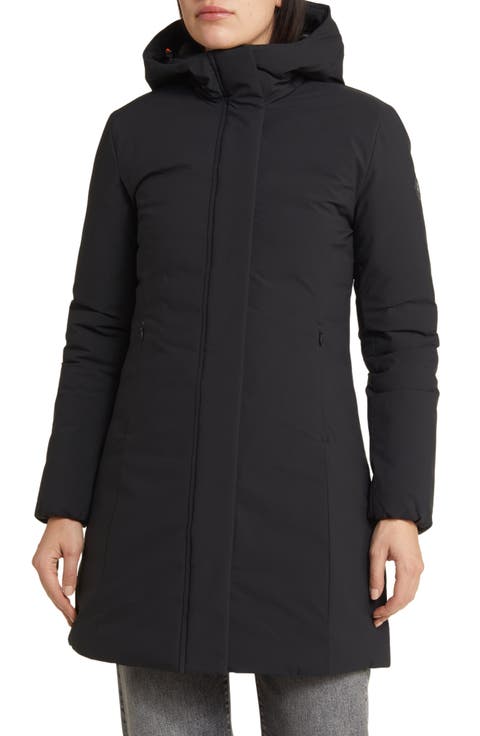 Leyla Hooded Water Repellent Insulated Recycled Polyester Coat