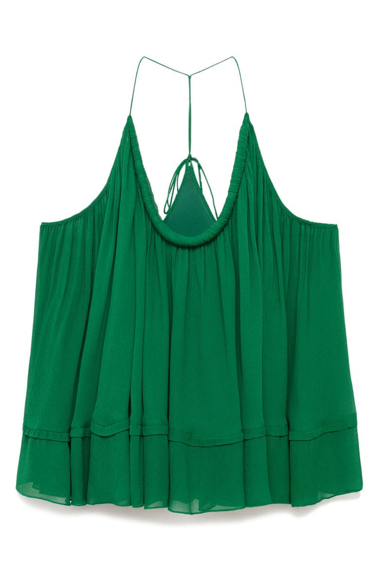MANGO Ocean Halter Top, Alternate, color, Green