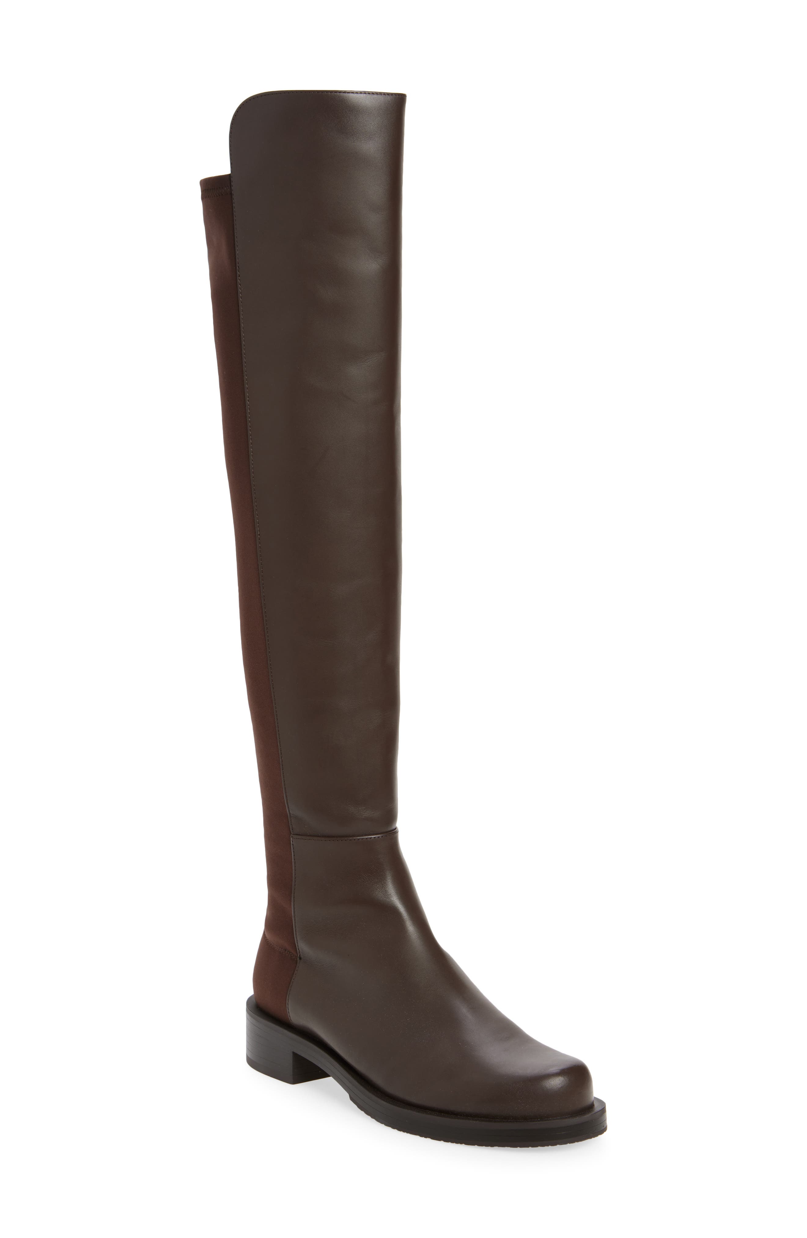 5050 Bold Over the Knee Boot, Main, color, WALNUT