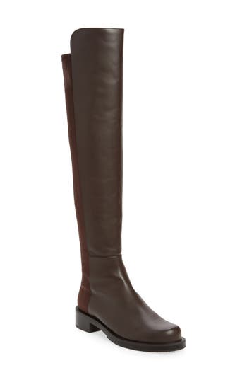 Stuart Weitzman 5050 Bold Over The Knee Boot In Brown
