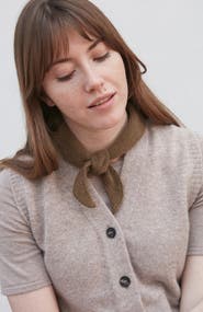 Paul James Cotton Garter Knit Mini Neckerchief