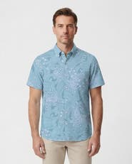 Lords of Harlech Paisley Explosion Mens Knit Shirt