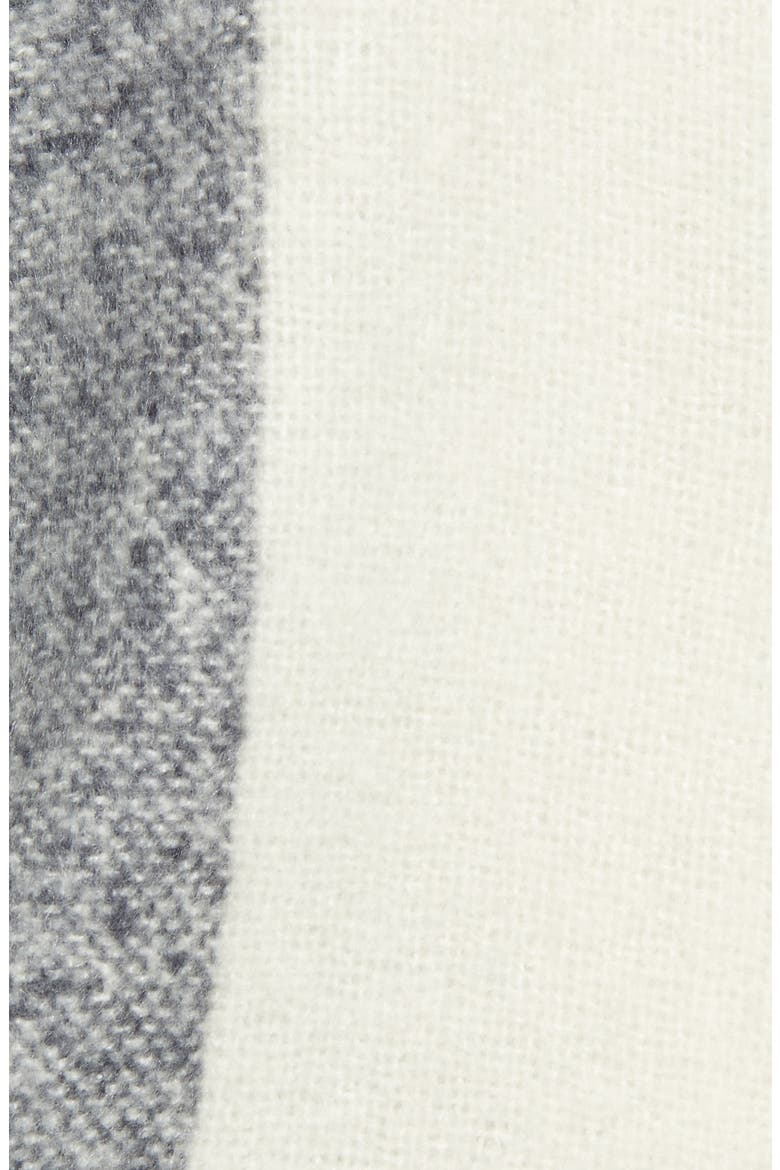 Stripe Blanket Ruana, Alternate, color, NAVY COMBO