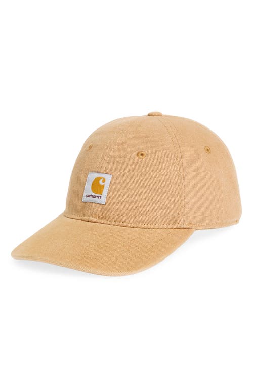 Carhartt Work In Progress Icon Adjustable Baseball Cap In Peanut