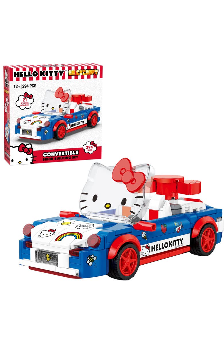 Brickcraft Hello Kitty Convertible Building Set, Main, color, Red