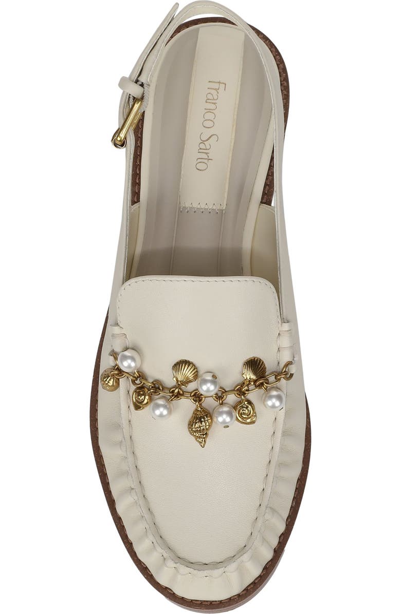Franco Sarto Sully Slingback Loafer, Alternate, color, Marshmallow