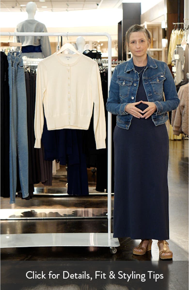 Button Front Cotton Cardigan, sales video thumbnail