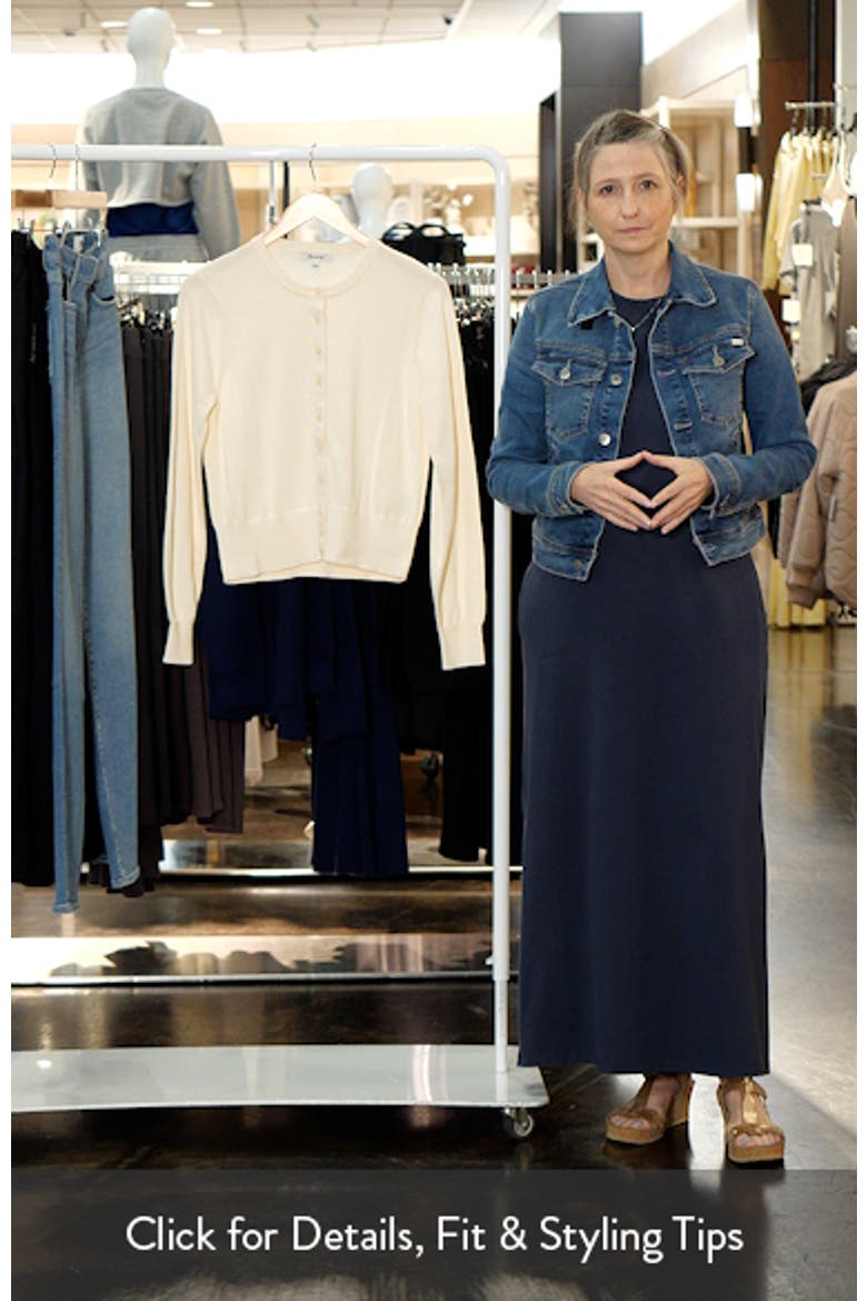 Button Front Cotton Cardigan video