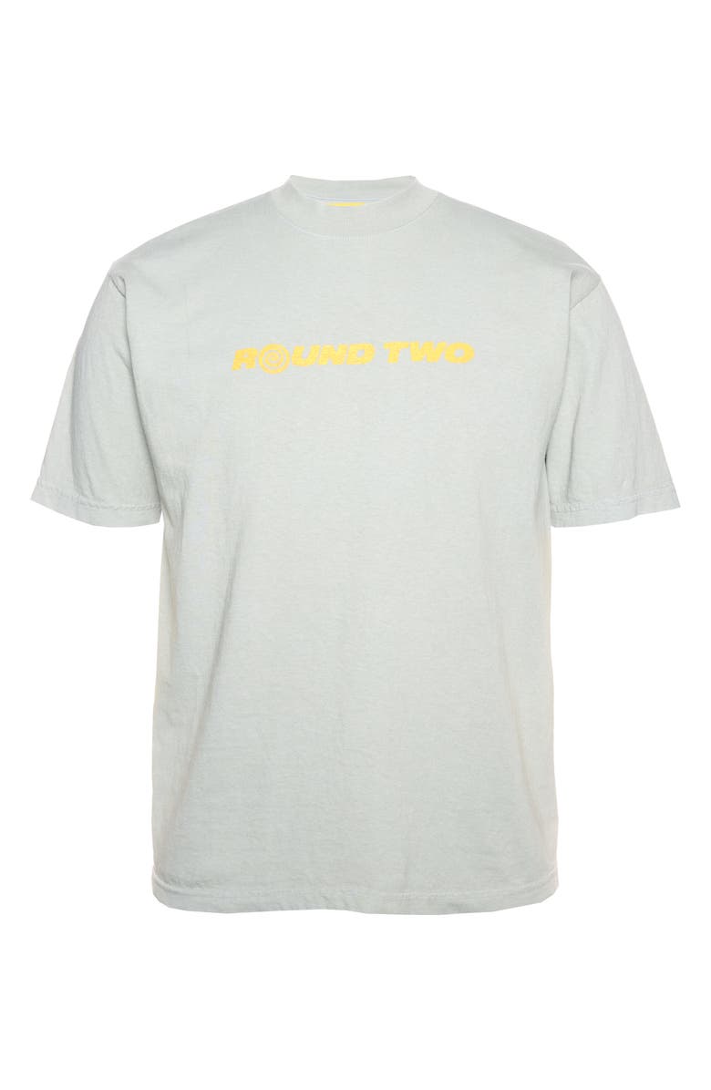 Round Two Logo Cotton Graphic T-Shirt, Alternate, color, Sage