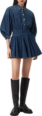 AllSaints Arlo Denim Minidress