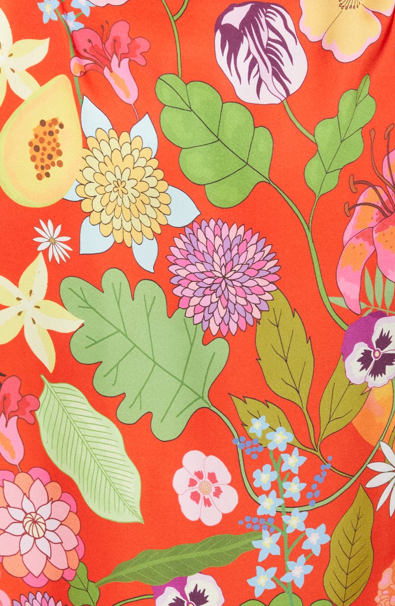 Karen Mabon Tiger Bouquet Long Wrap Robe, Alternate, color,