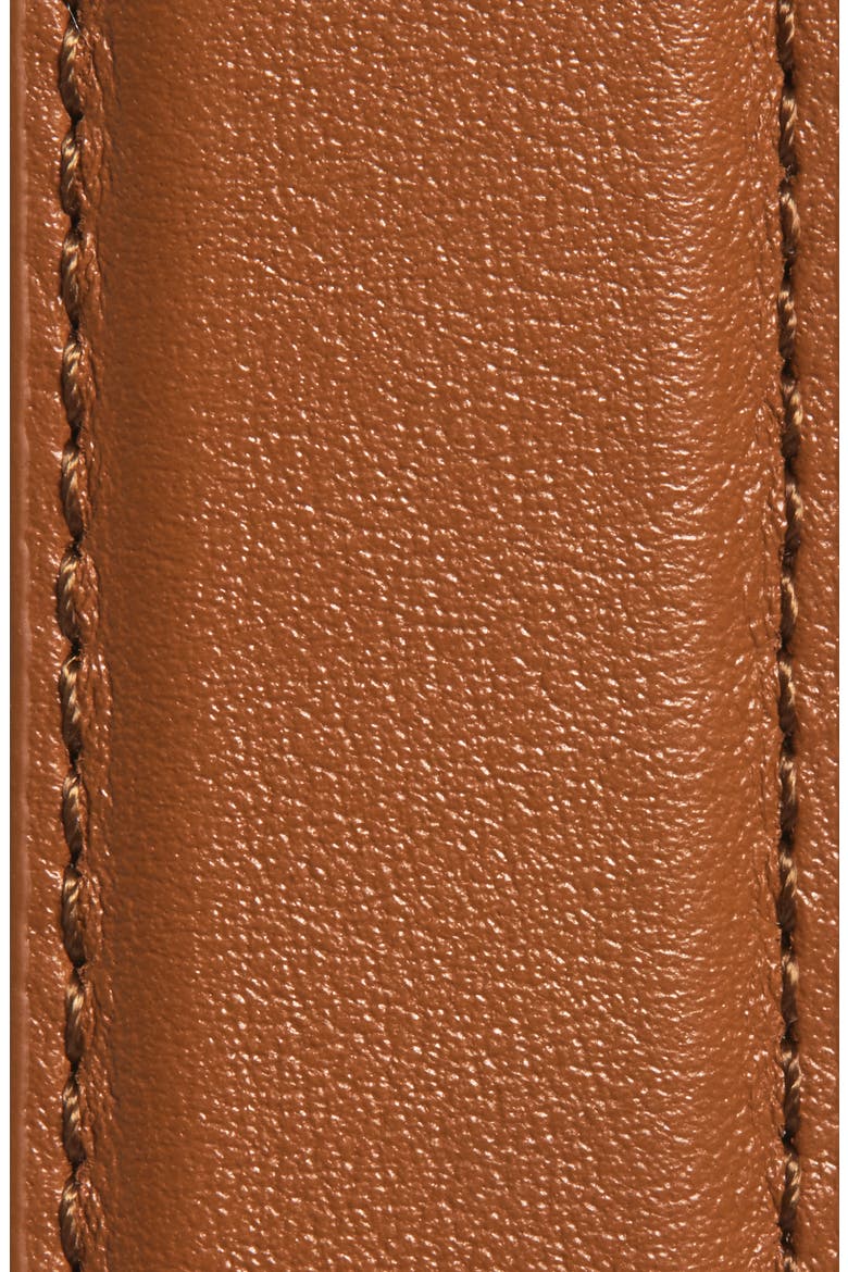 Round Buckle Leather Belt, Alternate, color, TAUPE