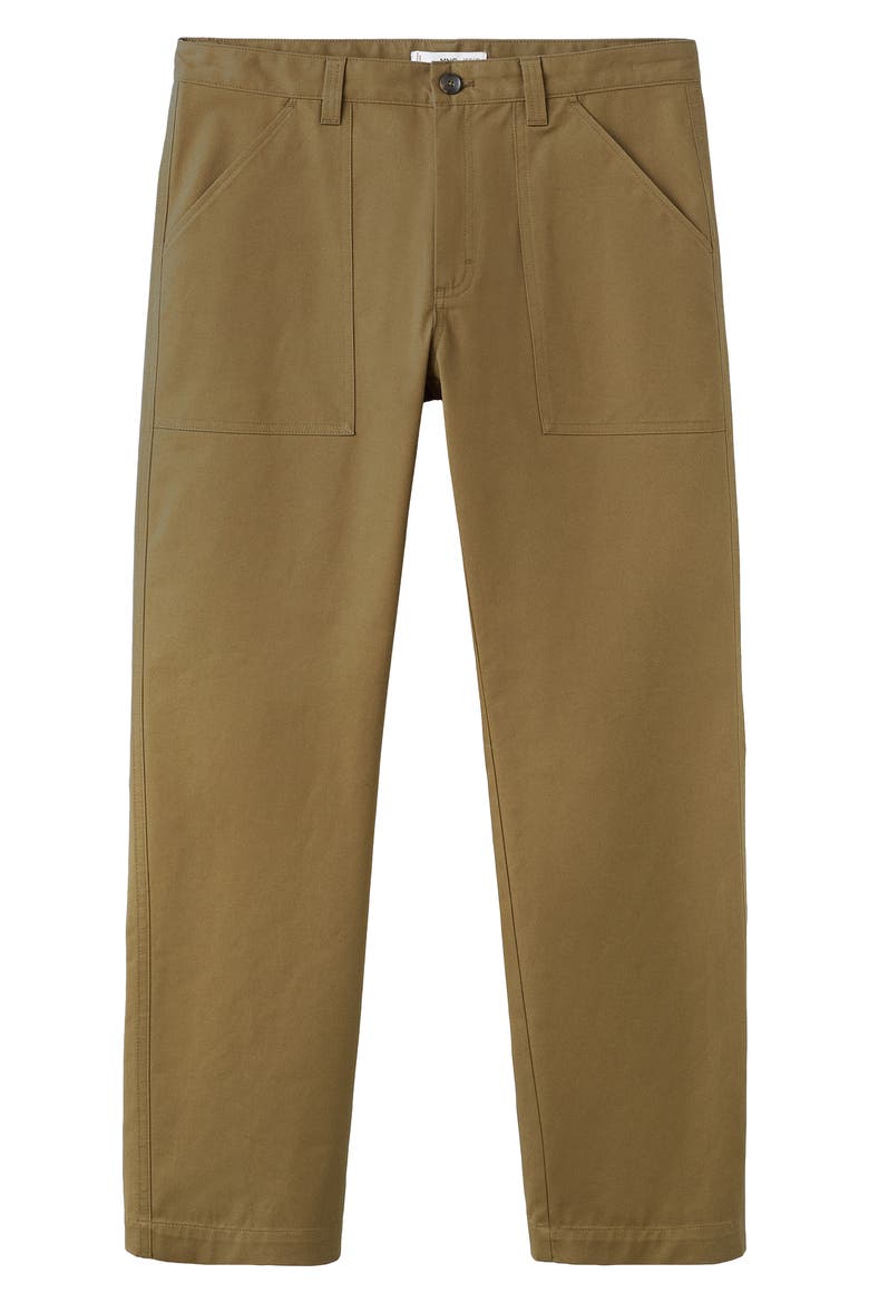 Cotton Utility Pants, Alternate, color, OCHRE