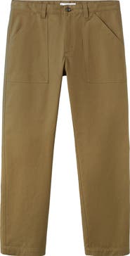 MANGO Cotton Utility Pants