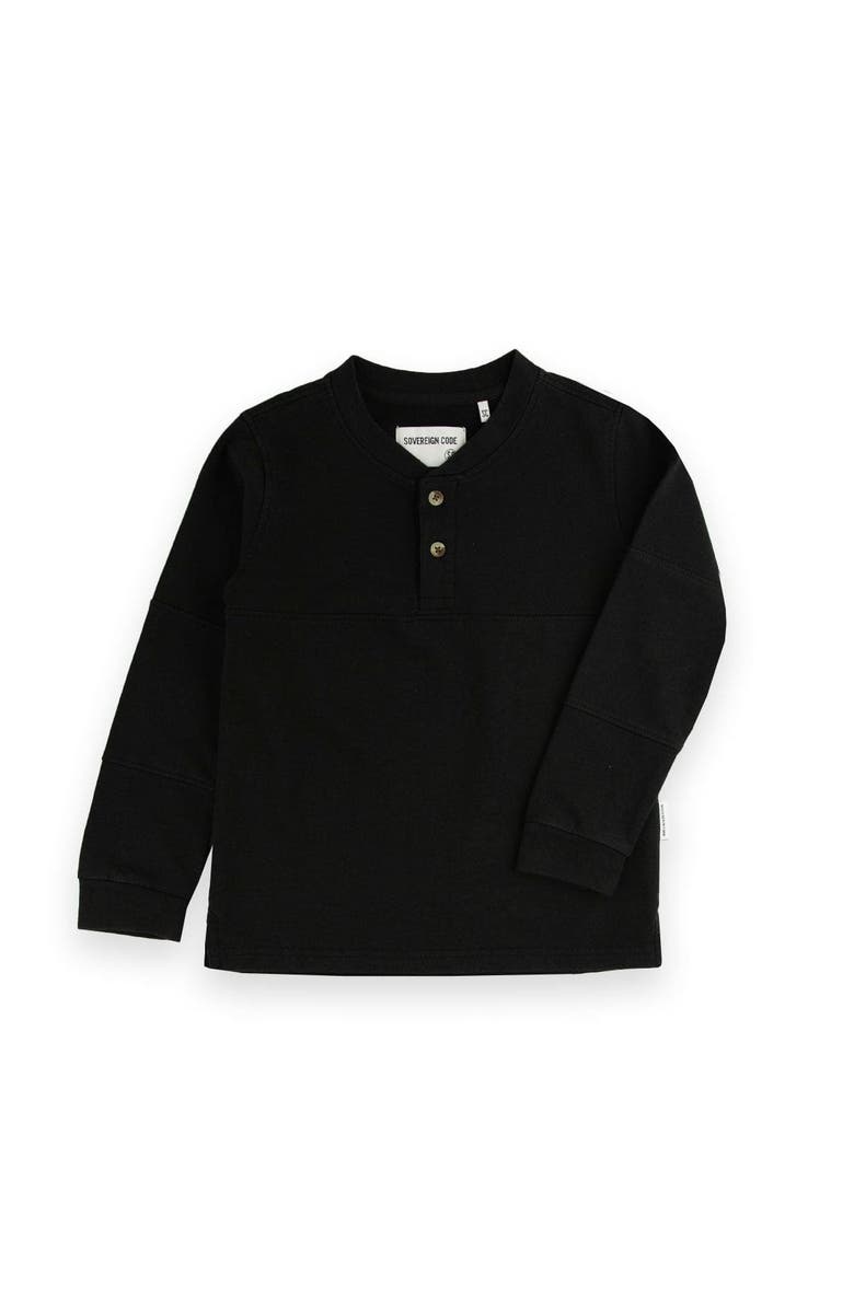 Sovereign Code Constant Knit Henley, Main, color, Black