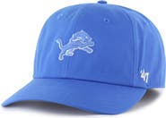 '47 Men's '47  Blue Detroit Lions Foundational Franchise Fitted Hat