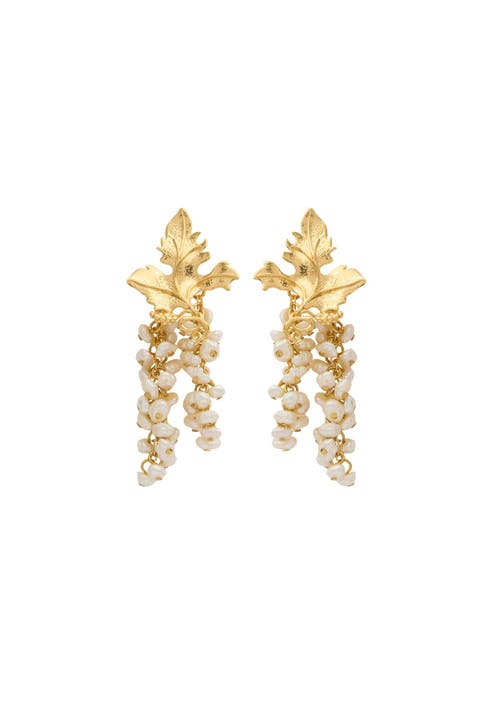Mini Adile Grape Statement Earrings