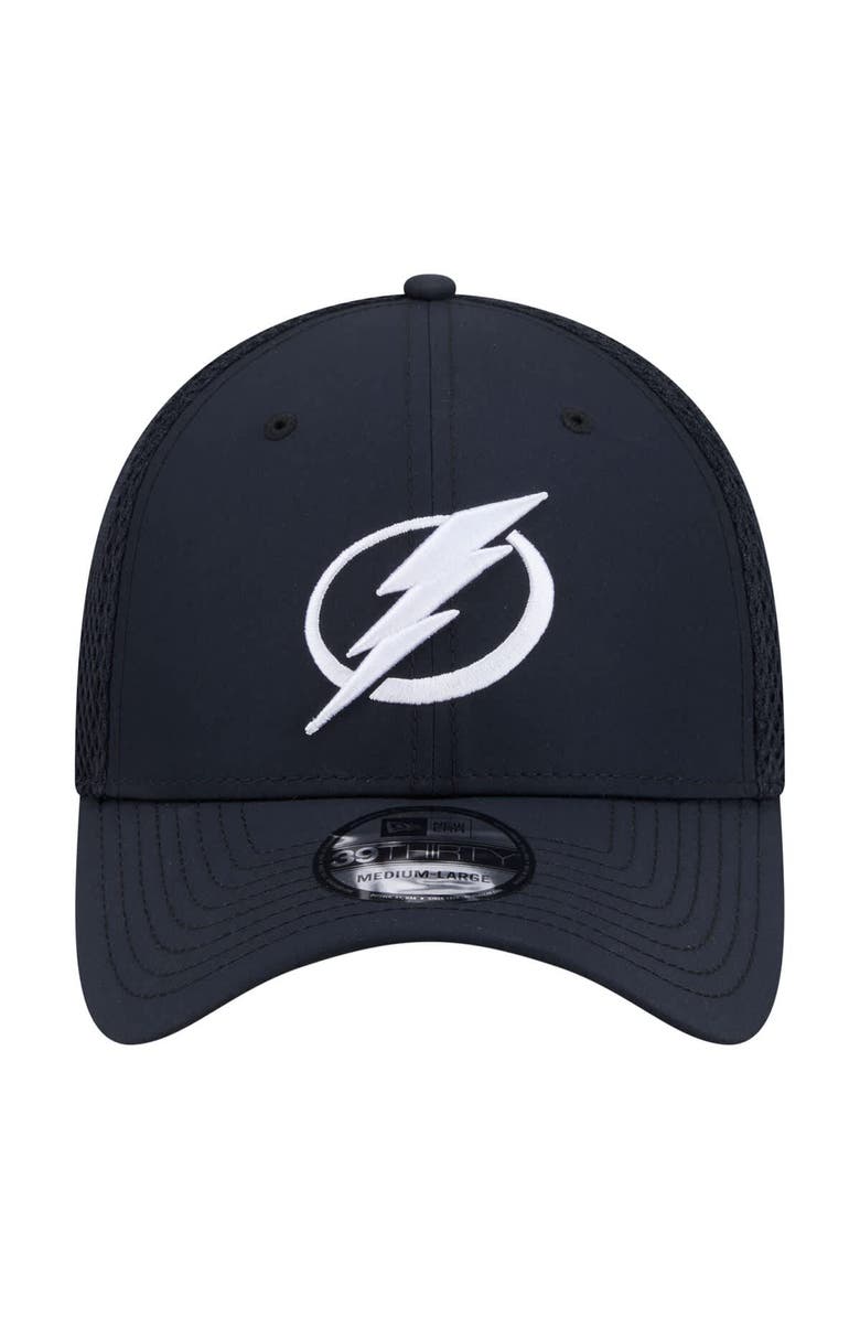 New Era Men's New Era Navy Tampa Bay Lightning Logo 39THIRTY Flex Hat, Alternate, color, Navy
