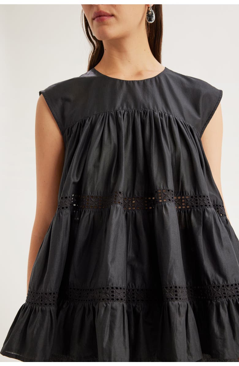 Merlette Quai Top, Alternate, color, Black